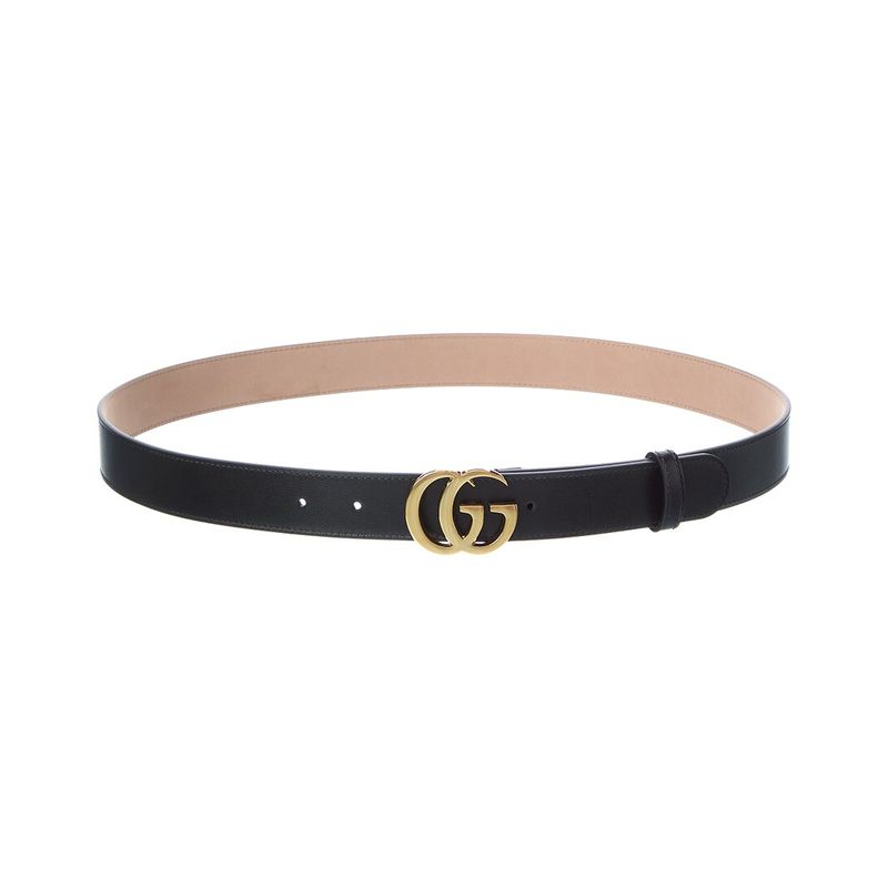 Gucci Leather Belt, Black